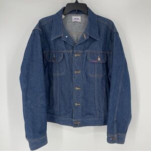 Vintage Dakota Denim Jean Jacket boxy fit Trucker size XL made USA